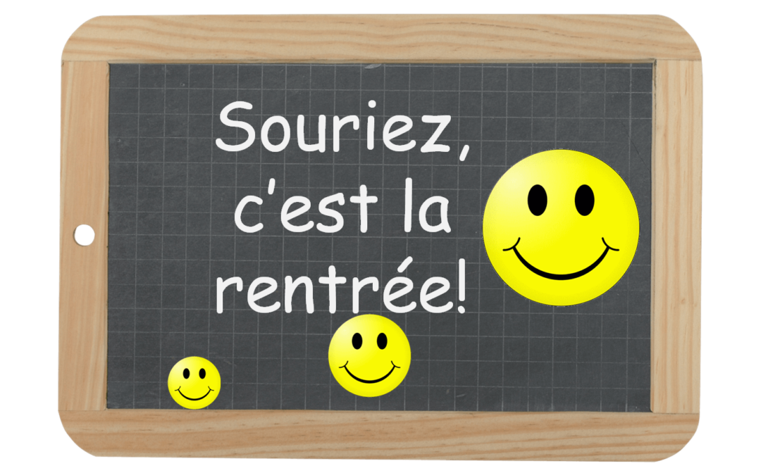 Bonne année scolaire à toutes et à tous !