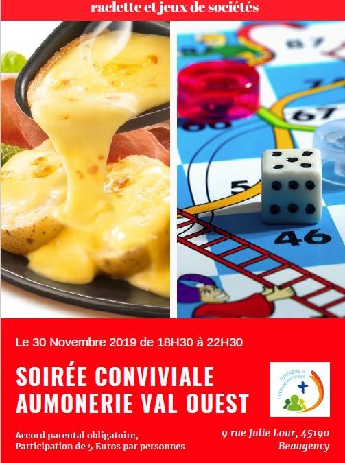 Soirée raclette à l’aumônerie !