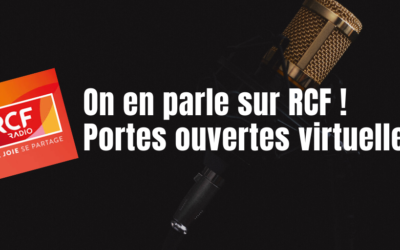 On en parle sur RCF – Portes ouvertes virtuelles