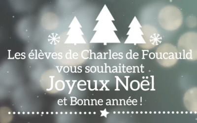 Noël avec les élèves de Charles de Foucauld