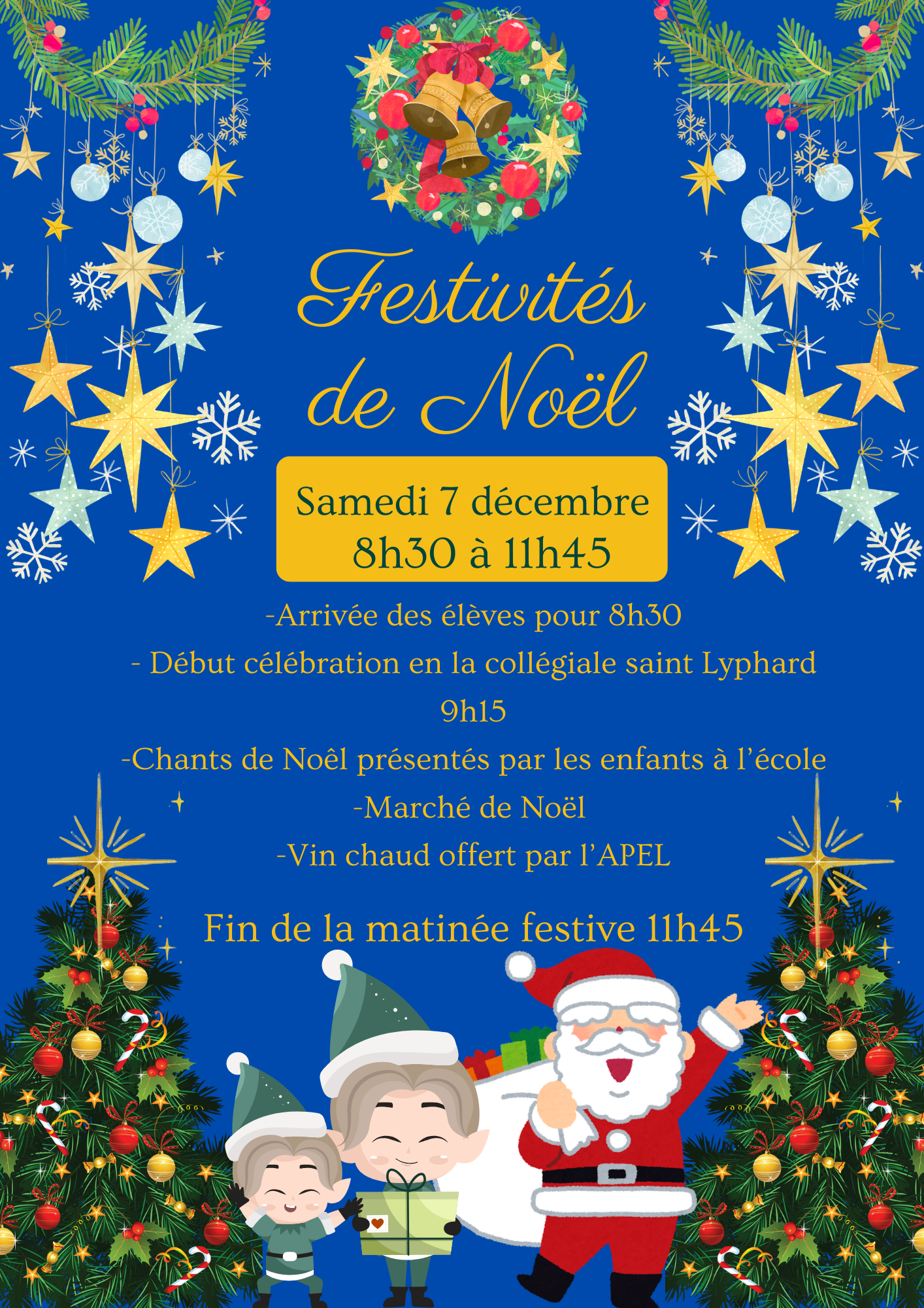 Célébration noël décembre 2024
