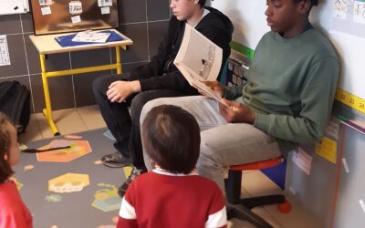 Les 3EME3 mènent un projet de lecture à destination des maternelles…