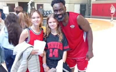 Visite de l’Option Basket au club de l’OLB