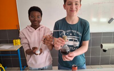 Expérience du jour en sciences expérimentales !