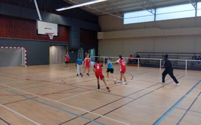 Ce mercredi, les élèves de l’option Basket ont accueilli leurs camarades de Saint Paul Bourdon Blanc pour des rencontres en Basket 3×3 !