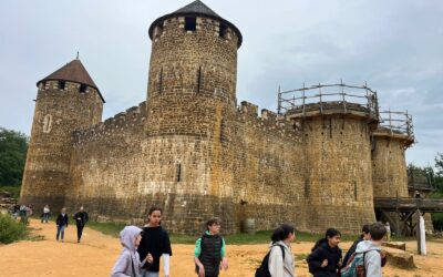 Les élèves de 5e à la découverte de Guédelon